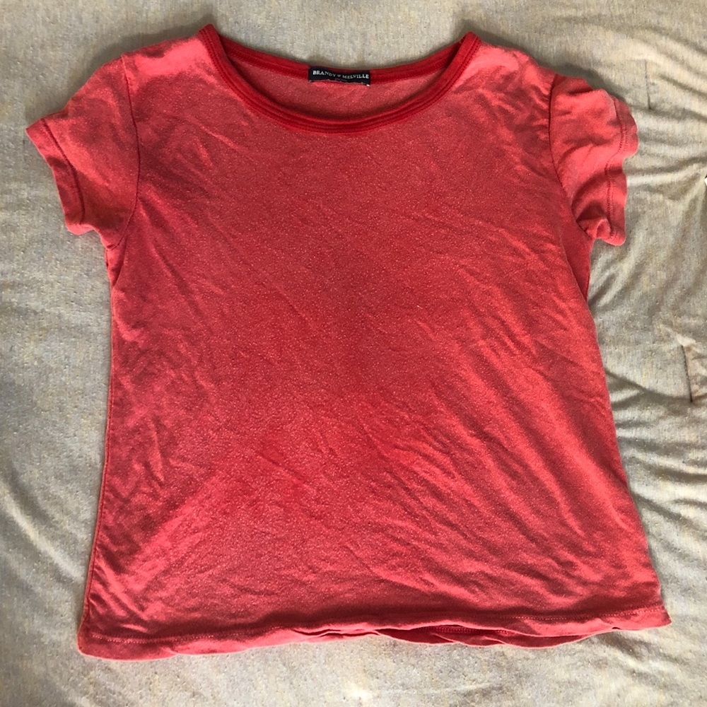 Brandy Melville Red T-shirt